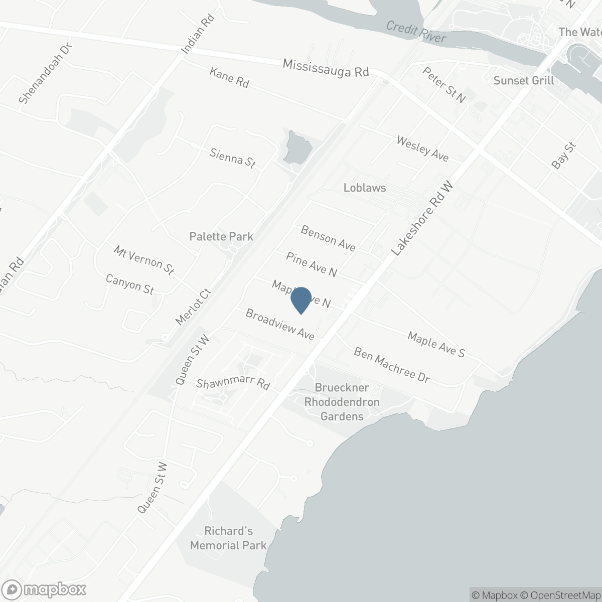 22 MAPLE AVENUE N, Mississauga, Ontario L5H 2S1